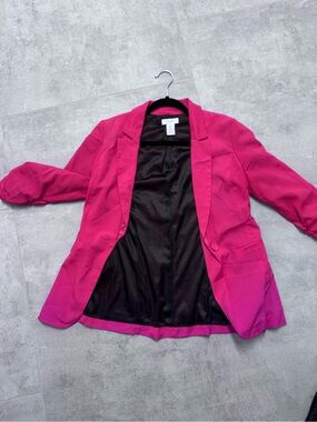 Candie's Hot Pink Single-Button Blazer